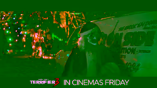 Signature Entertainment Terrifier 3 2024 SignatureUK In Cinemas Friday Ad Commercial Brand Imagery Photoshoot 1