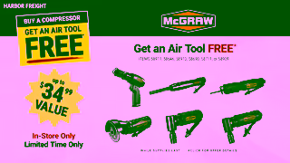 Harbor Freight McGraw Air Compressor Deal Harbor Freight Ad Commercial Brand Imagery Photoshoot 2