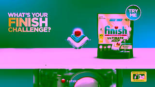 Finish Finish VS BurntOn Stains Whats Your Finish Challenge Ad Commercial Brand Imagery Photoshoot 2