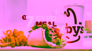 Arby's Arbys 7 Gyro Meal Big Red Hat Ad Commercial Brand Imagery Photoshoot 0