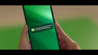 TD Canada Notifications et alertes de la TD Ad Commercial Brand Imagery Photoshoot 0