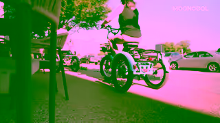 MOONCOOL Experience the Future of Riding Mooncool TK1 Folding Electric Trike Ad Commercial Brand Imagery Photoshoot 1