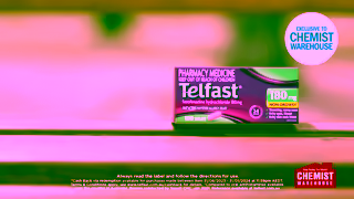 Chemist Warehouse Healthy Break Telfast Ad Commercial Brand Imagery Photoshoot 0