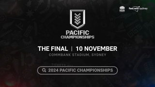 National Rugby League Pacific Championships 2024 The Final Ad Commercial Brand Imagery Photoshoot 2