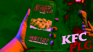 KFC KFCs Christmas in July 9 for 995 Original Recipe Ad Commercial Brand Imagery Photoshoot 2