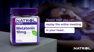 NATROL Natrol Melatonin 10mg 15 seconds Ad Commercial Brand Imagery Photoshoot 1