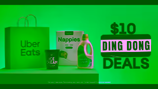 Uber Eats Ding Dong Deals Live OnAir Uber Eats Ad Commercial Brand Imagery Photoshoot 2