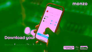 Monzo Bank Skip the awkwardness and get paid back on the spot UK residents TCs apply Ad Commercial Brand Imagery Photoshoot 2