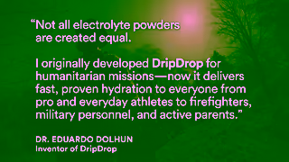 DripDrop DripDrop is for Everyone DripDrop Electrolyte Drink Mix Ad Commercial Brand Imagery Photoshoot 1