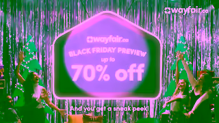 Wayfair CA OV BFCM Preview 16x9 30 Ad Commercial Brand Imagery Photoshoot 0