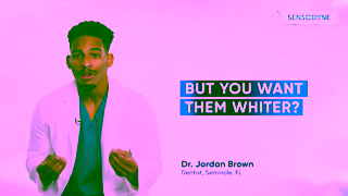 Sensodyne SensodyneClinical WhiteWhiter TeethDr Jordan BrownAWASocial OLV16x96senUSA869257 Ad Commercial Brand Imagery Photoshoot 1