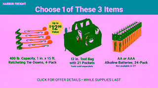 Harbor Freight Free Gift with Purchase Harbor Freight Ad Commercial Brand Imagery Photoshoot 1