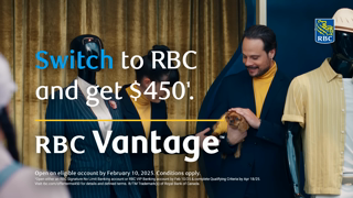 RBC Royal Bank Get 450 when you switch to RBC Ad Commercial Brand Imagery Photoshoot 1