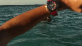 Hamilton Watch Ride the wave of summer style with the new Khaki Navy Scuba 40mm in hot pink Ad Commercial Brand Imagery Photoshoot 2