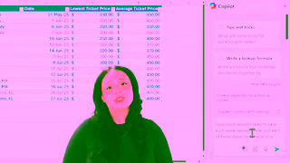 Microsoft365 How I Used Copilot in Excel to Budget for a Concert Tour Ad Commercial Brand Imagery Photoshoot 1