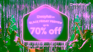 Wayfair CA OV BFCM Preview 16x9 06 Ad Commercial Brand Imagery Photoshoot 1