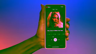 YouTube Music YTM BAC EMP 1mon Multitask ArtistVictoriaMonet 10s horiz 1920x1080 169 en US CAD Ad Commercial Brand Imagery Photoshoot 0