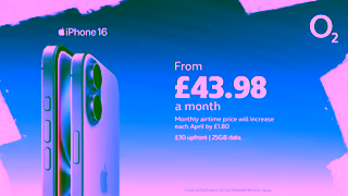 O2 O2 Jan Sale 2025 OLV iPhone 16 Phase 2 Ad Commercial Brand Imagery Photoshoot 1