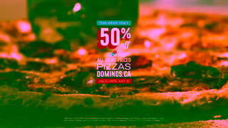Dominos Get your Dominos favourites for 50 off Ad Commercial Brand Imagery Photoshoot 2