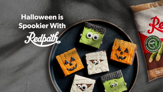 Redpath Sugar Halloween is Spookier With Redpath halloween dessert chocolate brownie baking Ad Commercial Brand Imagery Photoshoot 2
