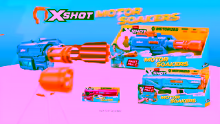 ZURU Toys The XSHOT Water Motor Soaker Ad Commercial Brand Imagery Photoshoot 2