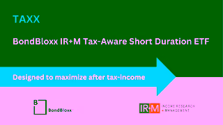 BondBloxx ETF TAXX ETF Seek to Elevate Your AfterTax Income FixedIncomeFirst ETF Tax Bonds Investing Ad Commercial Brand Imagery Photoshoot 0