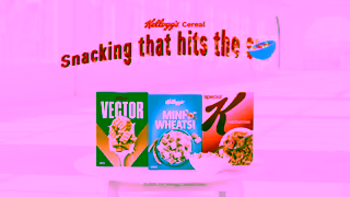 Kellogg's A Kelloggs Cereal Public Snacking Announcement Get a frosted afternoon boost Ad Commercial Brand Imagery Photoshoot 2