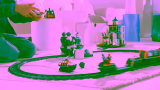 Lego Train bound for exploration with LEGO CITY Ad Commercial Brand Imagery Photoshoot 2