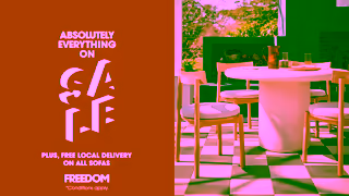 Freedom Furniture Everythings on sale right now Ad Commercial Brand Imagery Photoshoot 1