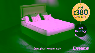 Dreams Bed Dreams Beds Up to 50 off Ad Commercial Brand Imagery Photoshoot 1