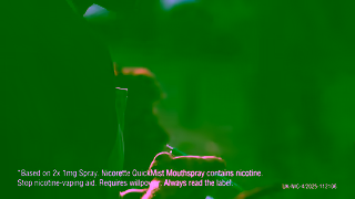 Nicorette Nicorette Quickmist starts relieving vaping cravings in 30 seconds Ad Commercial Brand Imagery Photoshoot 1