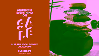 Freedom Furniture Everythings on sale right now Get up to 40 off all sofas Ad Commercial Brand Imagery Photoshoot 0