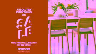 Freedom Furniture Everythings on sale right now Get up to 40 off all sofas Ad Commercial Brand Imagery Photoshoot 1