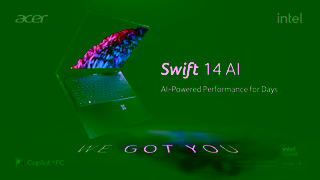 Acer Undisputed Performance Swift 14 AI Copilot PC Acer Ad Commercial Brand Imagery Photoshoot 2