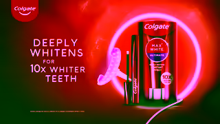 Colgate Colgate Max White Ultimate Deeply whitens for 10x whiter teeth Ad Commercial Brand Imagery Photoshoot 2