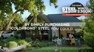 COLORBOND STEEL THE SHOW WIN a share of 360K Ad Commercial Brand Imagery Photoshoot 0