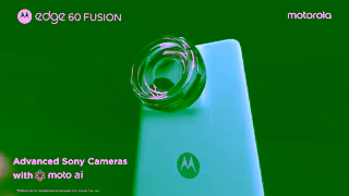 Motorola MotorolaEdge60Fusion Edge of Intelligence with moto AI Launching 15 May Ad Commercial Brand Imagery Photoshoot 1