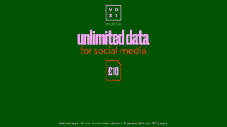 VOXI VOXI Mobile Get Unlimited Data for Social Media for 10month Ad Commercial Brand Imagery Photoshoot 2