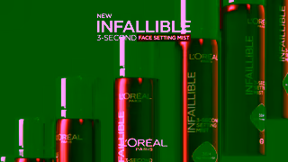 L'Oreal Paris Infallible 3Second Setting Mist Transfer Test 15s Ad Commercial Brand Imagery Photoshoot 2