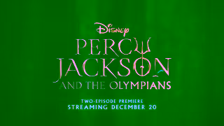 Disney Percy Jackson and the Olympians Streaming December 20 Disney Ad Commercial Brand Imagery Photoshoot 2