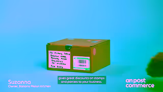 An Post Save on every parcel you send with the Advantage Card An Post Commerce 6 Ad Commercial Brand Imagery Photoshoot 1