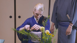 Visit Tokyo Do Tokyo IKebana flower arranging in Tokyo Ad Commercial Brand Imagery Photoshoot 2