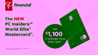 PC Financial Our most rewarding credit card ever The PC Insiders World Elite Mastercard Ad Commercial Brand Imagery Photoshoot 2