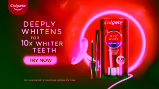 Colgate Colgate Max White Ultimate Deeply whitens for 10x whiter teeth Ad Commercial Brand Imagery Photoshoot 2