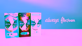 Always Always FlexFoam Pads Up to Zero Feel Ad Commercial Brand Imagery Photoshoot 2