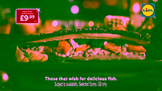 Lidl Lidl Christmas 2023 Deluxe Whole Stuffed Sea Bass Ad Commercial Brand Imagery Photoshoot 1