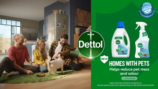 Dettol Dettol Homes with Pets Helps reduce pet mess odour 1 Ad Commercial Brand Imagery Photoshoot 1