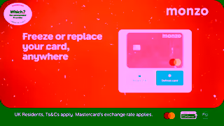 Monzo Bank Monzo is Monzo wherever you go UK residents TsCs and Mastercards exchange rate apply Ad Commercial Brand Imagery Photoshoot 1