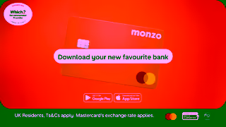 Monzo Bank Monzo is Monzo wherever you go UK residents TsCs and Mastercards exchange rate apply Ad Commercial Brand Imagery Photoshoot 2