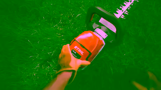 STIHL Do It All with STIHL BatteryFree Extra Battery with FSA 57 Battery Trimmer Set Ad Commercial Brand Imagery Photoshoot 1